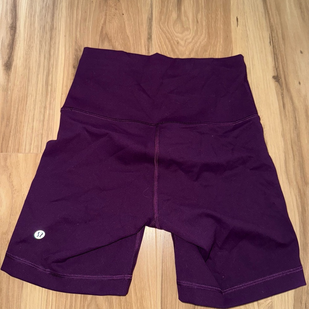 lululemon athletica Dark Purple Bike Shorts